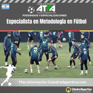 Especialista en Metodología en Fútbol <h5> Agotado</h5><h5> Próxima edición Julio</h5><h5> Inicio Inscripciones 15 de Junio</h5>