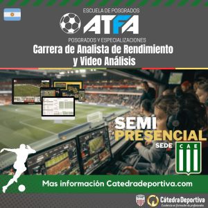 Carrera de Analista de Rendimiento y Video Análisis (Semi-Presencial)<h5>Insc</h5>